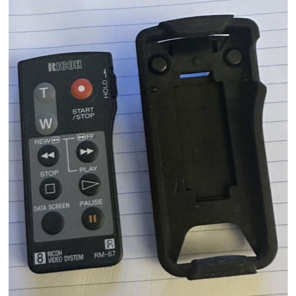 Genuine Original Ricoh RM-67 Remote Control for Video 8 Camcorder System